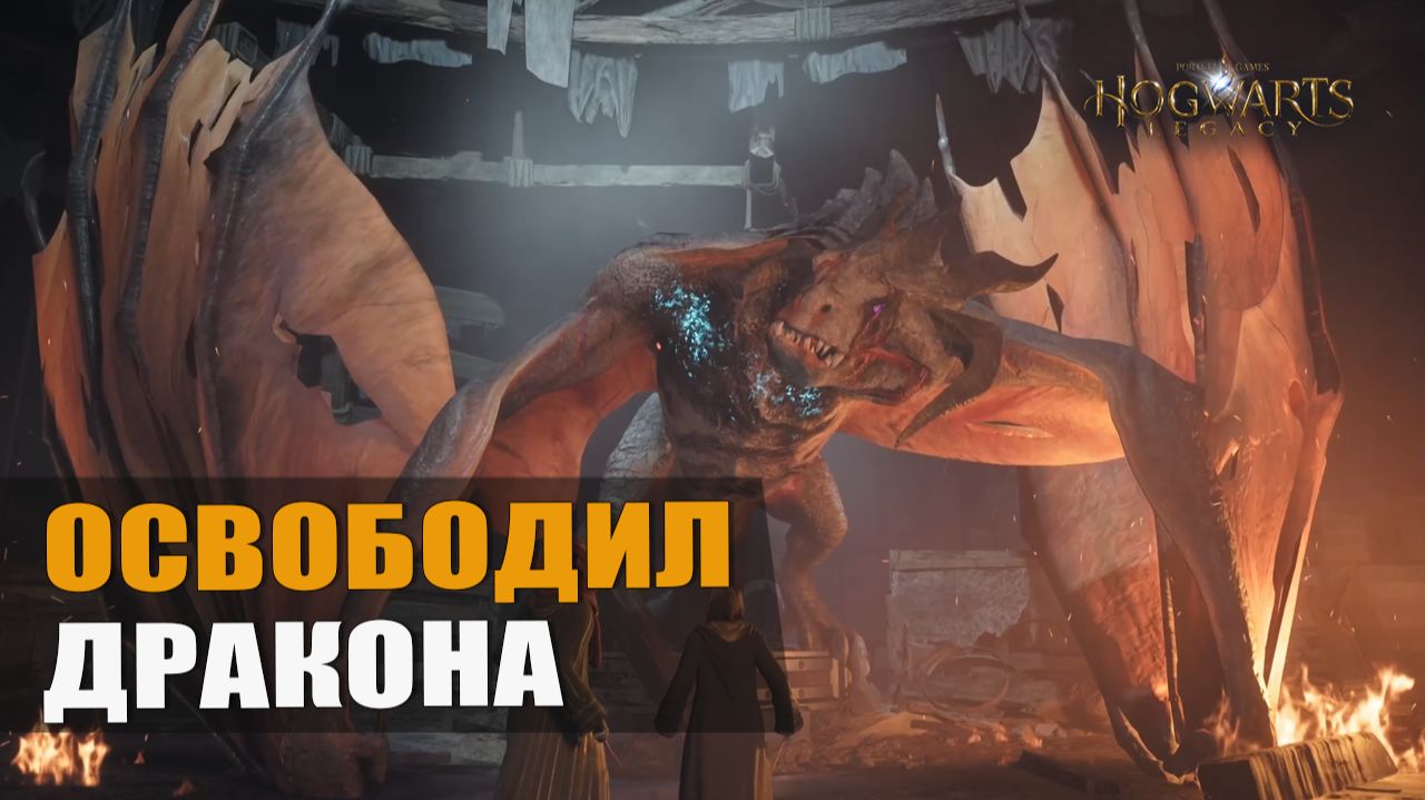 ОСВОБОДИЛ ДРАКОНА — Hogwarts Legacy [#17]
