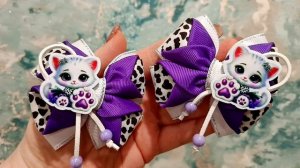 Показ бантиков (ролик 56)🐈🐈⬛😍🤍