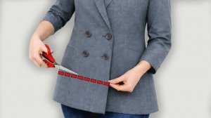 КАК УКОРОТИТЬ ПИДЖАК без похода к портному — ЛЁГКИЙ и БЫСТРЫЙ способ!