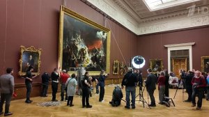 В Русском музее начался финальный этап монтажа шедевра Карла Брюллова.