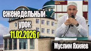Муслим Яхияев: Еженедельный урок 11.2.2026 г. (ТЕМА АВАРАГЗАБАЗУЛ КЪИСАБИ)