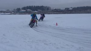 Школа мотокросса ZRT Разминка по овалу