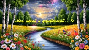 Меж рекой и деревенькой...1с  ВИДЕО  ПЕСНЯ В ДУШУ