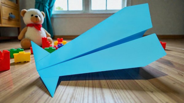 Как сделать самолетик из бумаги просто