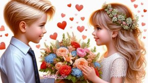 14 февраля-где любовь встречается с судьбой. С днём влюблённых. Самая лучшая музыкальная открытка.