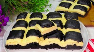 🔴Что приготовить к чаю? Крутой рецепт ШОКОЛАДНОГО пирога❗ Запекаю сразу с КРЕМОМ❗