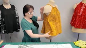 Крой без бокового шва. Часть 1. Блузка с американской проймой. Моделирование и два вида раскладки.