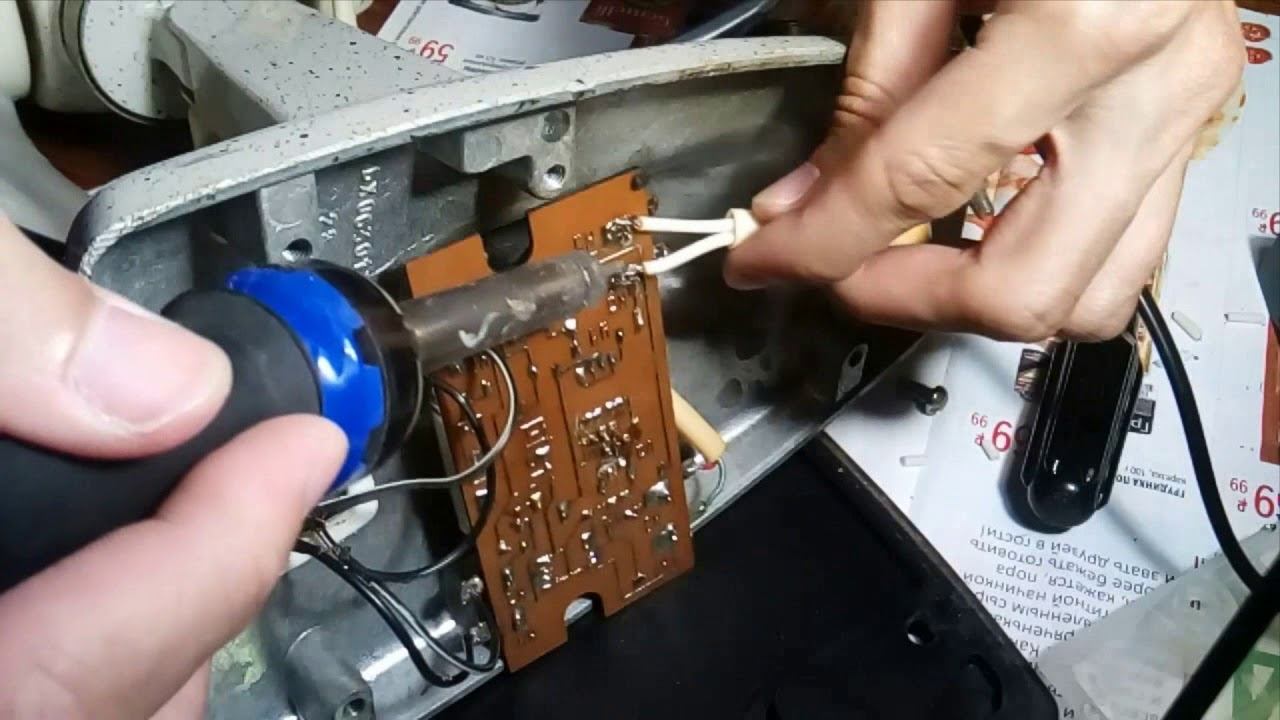 Ремонт вентилятора (ремонт, снятый перед основанием канала)