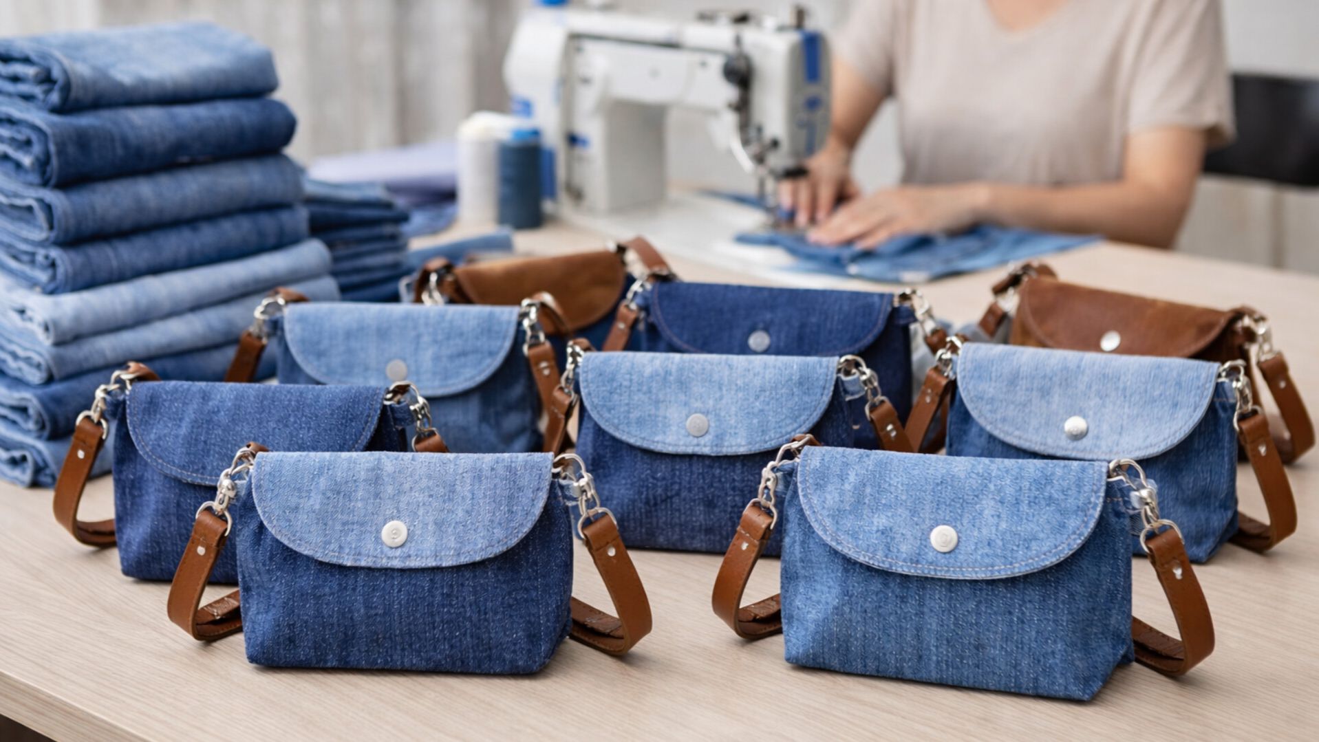 Сумка из старых джинсов за 15 минут БЕЗ ВЫКРОЙКИ | Легко и на продажу смотреть онлайн