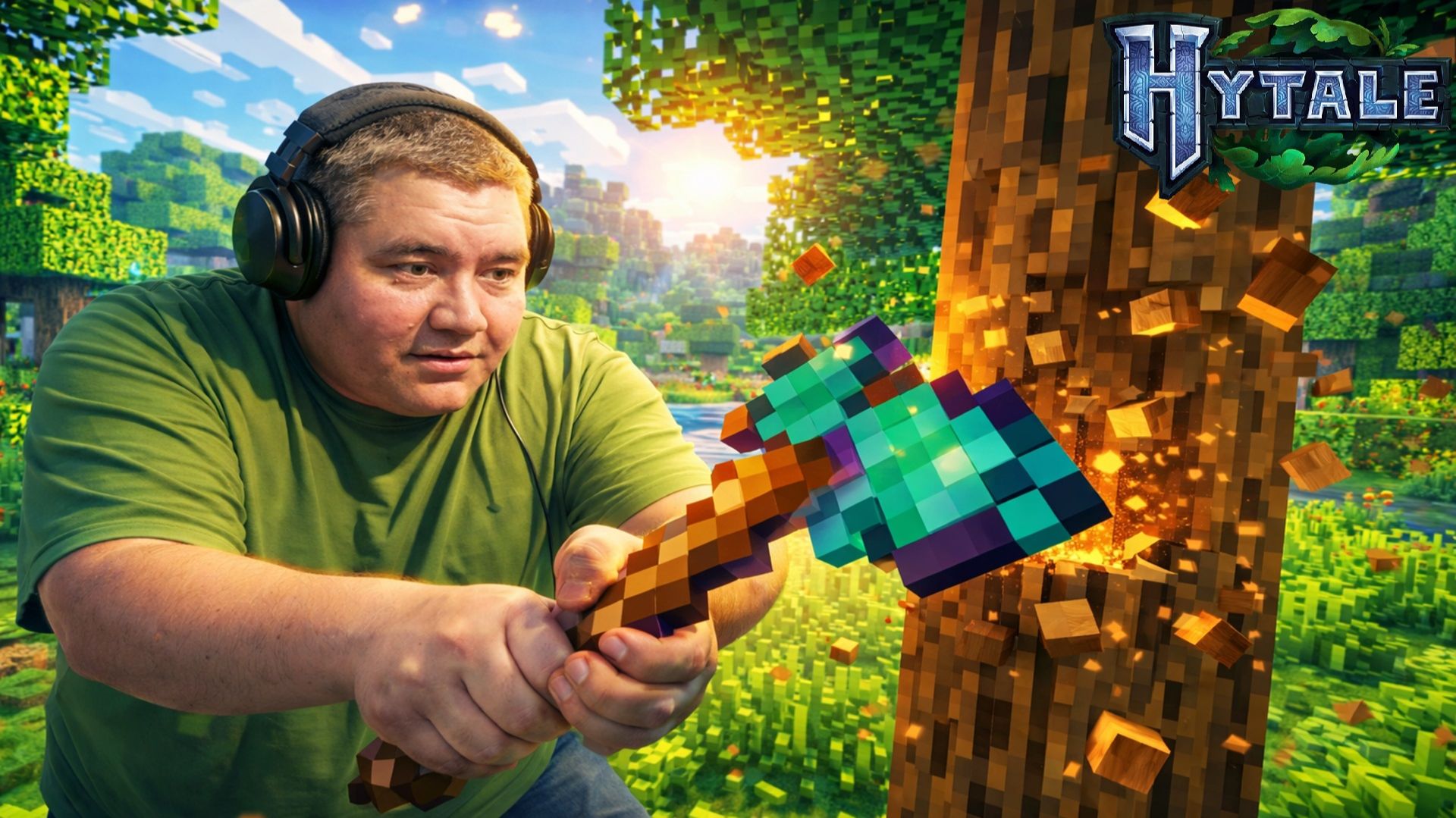 Я рублю деревья на 100% в Hytale ► Prost0easy смотреть онлайн