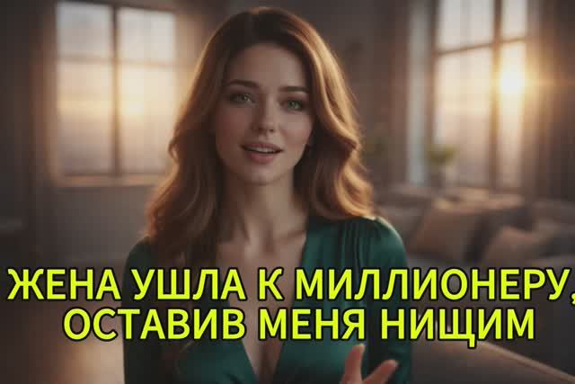 ЖЕНА УШЛА К МИЛЛИОНЕРУ, ОСТАВИВ МЕНЯ НИЩИМ смотреть онлайн