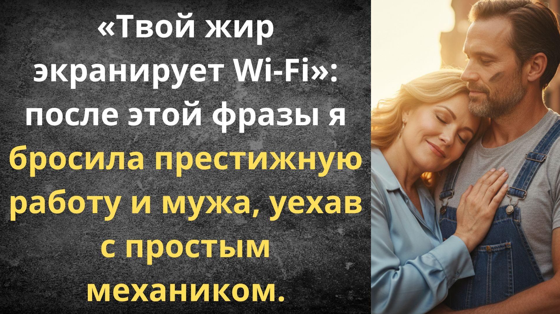 Муж смеялся над весом, а автомеханик полюбил | Истории из жизни смотреть онлайн