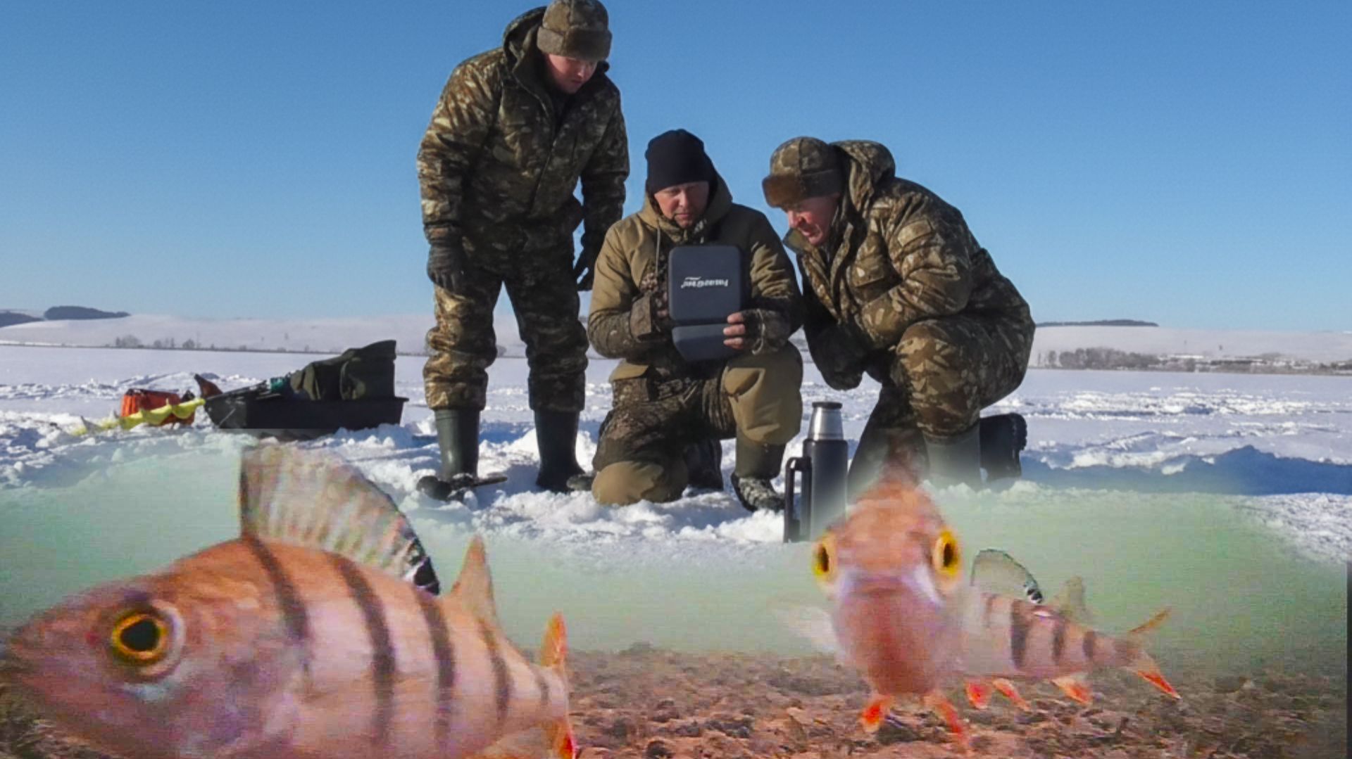 Вот это Рыбалка! Ловля Плотвы и Окуня на безмотылку! Подводная съемка смотреть онлайн