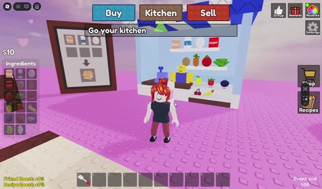 Играем вместе в создай еду в Роблокс! смотреть онлайн