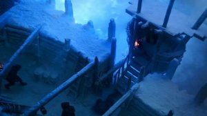 Прорыв стены Белыми Ходоками. Игра Престолов.