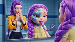 Малышка Руми проглотила змею. Охотники на демонов