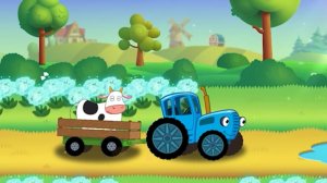 Синий Трактор по Полям - Учим Цвета для Детей и Малышей｜Синий Трактор для малышей смотреть онлайн