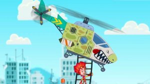 Фиксики.  Мастера на вертолетах. Фиксики спешат на помошь. мультфиль игра