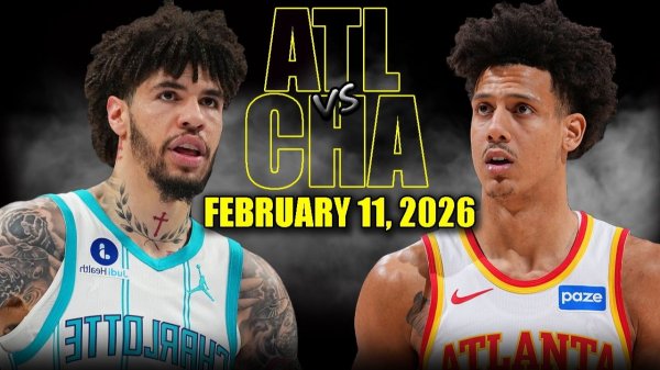 12.02.2026 | ОБЗОР МАТЧА | Шарлотт Хорнетс - Атланта Хоукс | Highlights