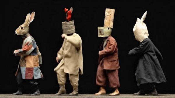 Saffron and Smoke ｜ Surreal AI Dance Video 4K-(2160p30)