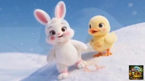 Детский мультфильм. Кролик и цыпленок объединяются со своими новыми друзьями