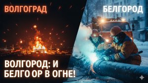 БЕЛГОРОД ПОД УДАРОМ, ВОЛГОГРАД ГОРИТ, НО РОССИЯ ЗАЩИТИТСЯ!