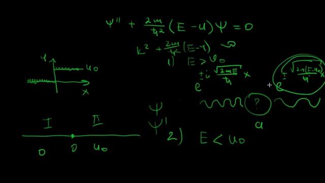разные ступеньки | одномерные задачи | задачи по квантовой механике