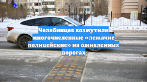 Челябинцев возмутили многочисленные «лежачие полицейские» на оживленных дорогах