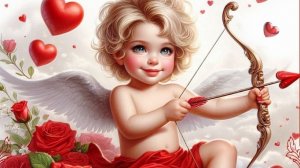 Этот день написан любовью. С днём святого Валентина. Шикарная музыкальная открытка.