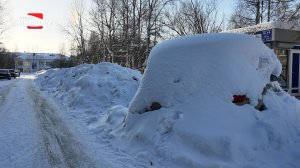 В Пыть-Яхе продолжается работа по вывозу снежных масс