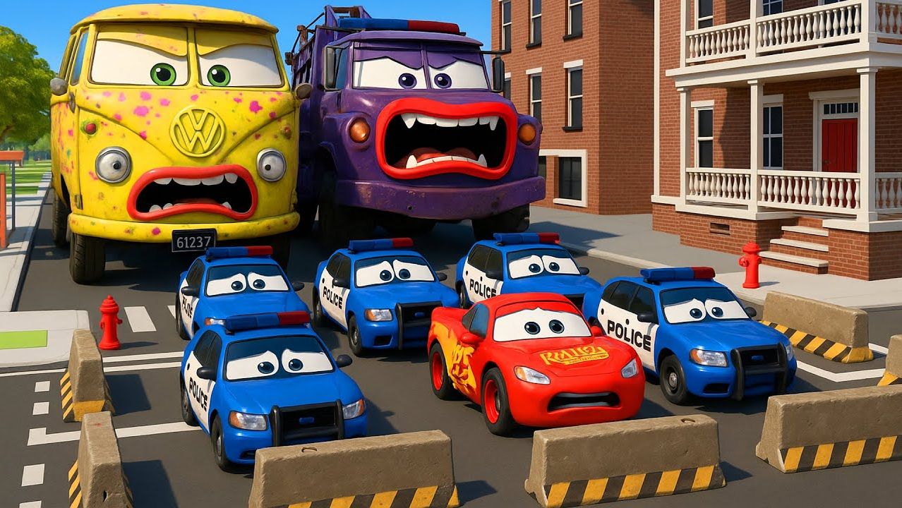 Машинки летают и прыгают! Развивающие мультики Машины помощники. Мультфильмы про машинки смотреть онлайн