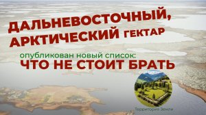 Какие участки не стоит брать по программе Дальневосточный и Арктический гектар и как их проверить.