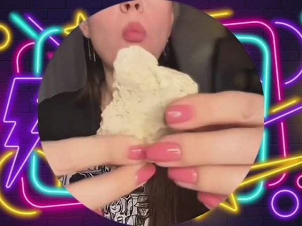 АСМР хруст мелом и глинами из ТГ от 11.02.2026