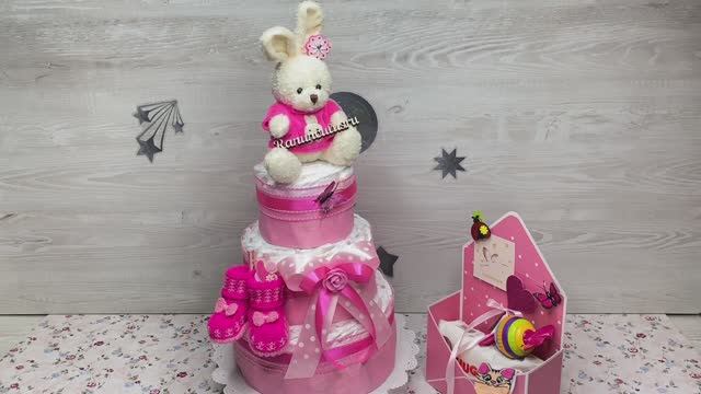 Торт на выписку девочки из памперсов смотреть онлайн