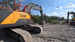 Тестирование экскаваторов Volvo Новой серии