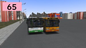 OMSI 2: Автобус №65 Левобережная улица - Метро Водный стадион