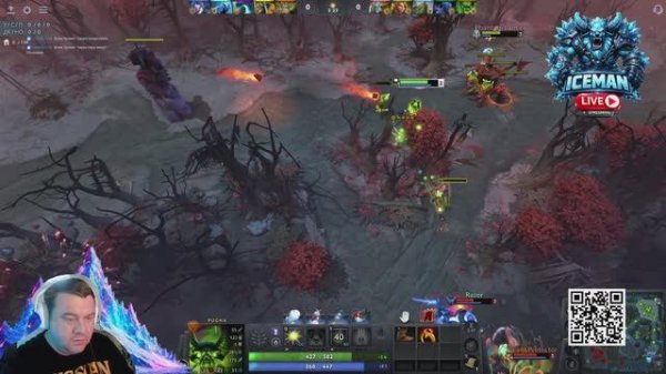 Батя отжал комп и играет в Dota 2. 2k video.