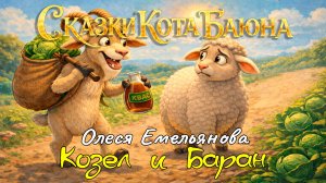СКАЗКИ КОТА БАЮНА. Олеся Емельянова "Козел и баран" #сказки #сказкикотабаюна