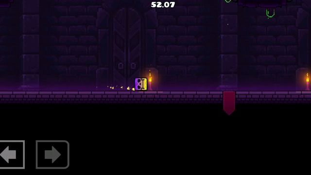 я прохожу первый уровень зе тавр в игре гиометрии даш