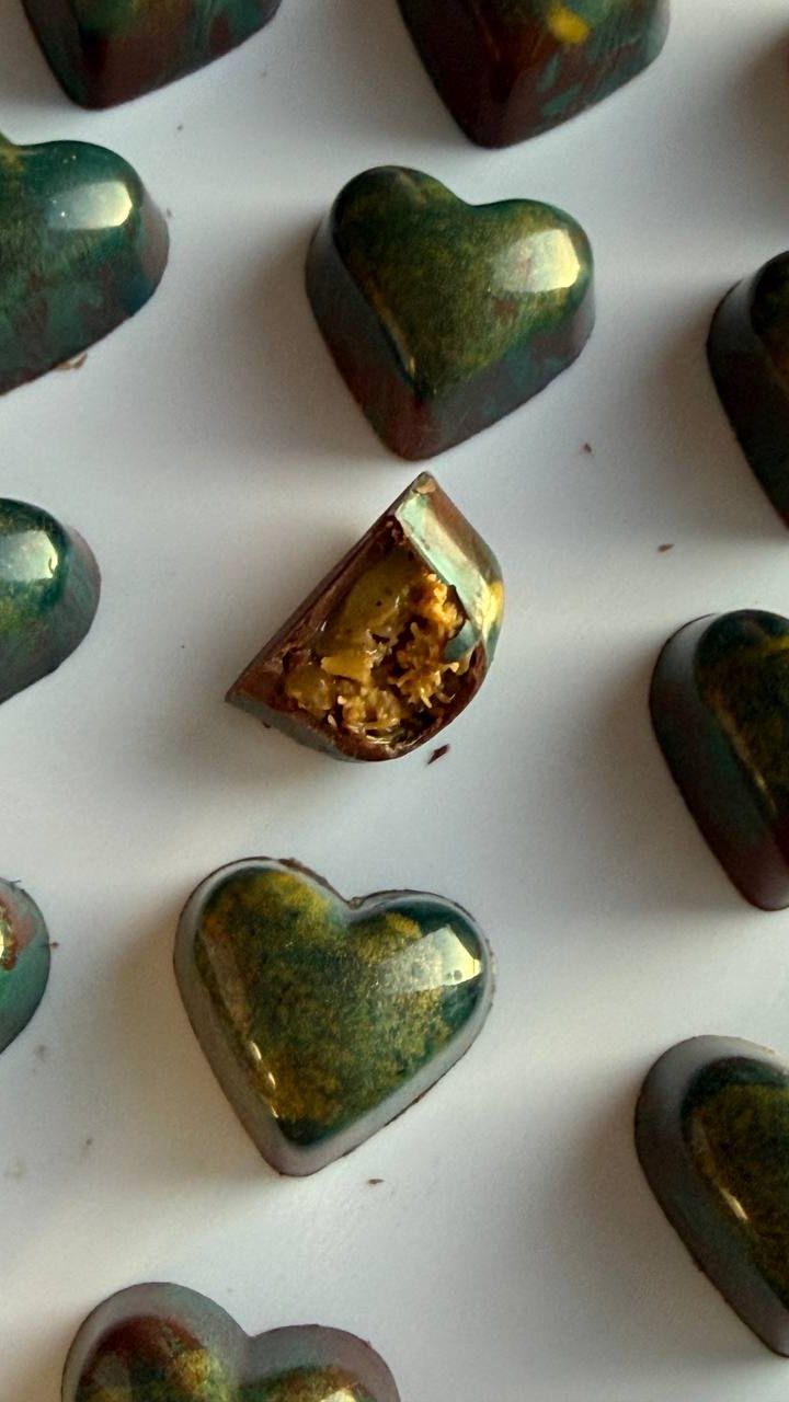 Дубайский шоколад с фисташками и катаифи