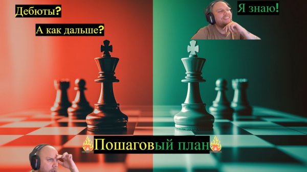 Не знаешь дебюты в шахматах и теряешься после них? Вот пошаговый план