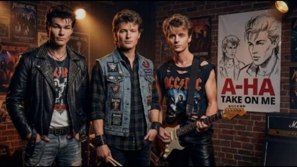 A-Ha Take On Me Minor Key Melodic Metal Cover AI Version