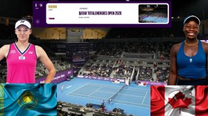 (2) 🇰🇿Елена Рыбакина - (10) 🇨🇦Виктория Мбоко
