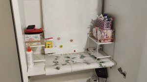 Уборка #431 цветы и стол в шкафу)