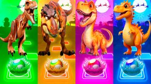 Coffin Dance Динозавры 318 уровень - Мультики про Динозавров | МУЛЬТФИЛЬМЫ ДИНОЗАВРЫ в Tiles Hop