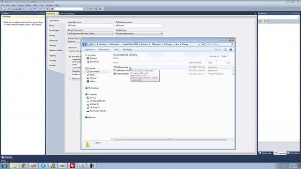 C# Beginners Tutorial - 200 - Changing Your Project's Properties
