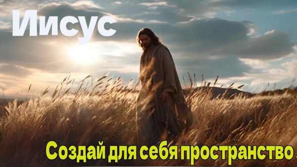 Иисус: Создай для себя пространство