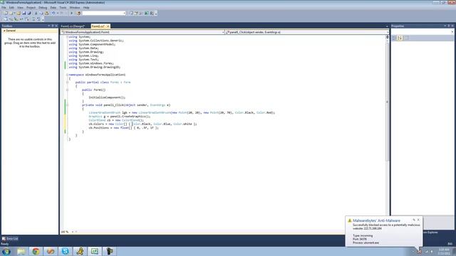 C# Beginners Tutorial - 125 - Multiple Colors in a LinearGradientBrush смотреть онлайн