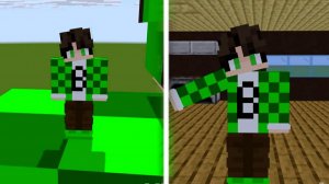 Я построил дом внутри своего скина в майнкрафте!