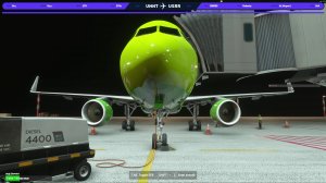 MSFS2024 Fenix simulations A320-214 SL, SIB005, Vatsim, Novosibirsk(UNNT) - Surgut(USRR)